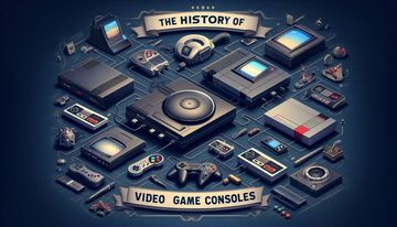 Graphical representation of different generations of consoles